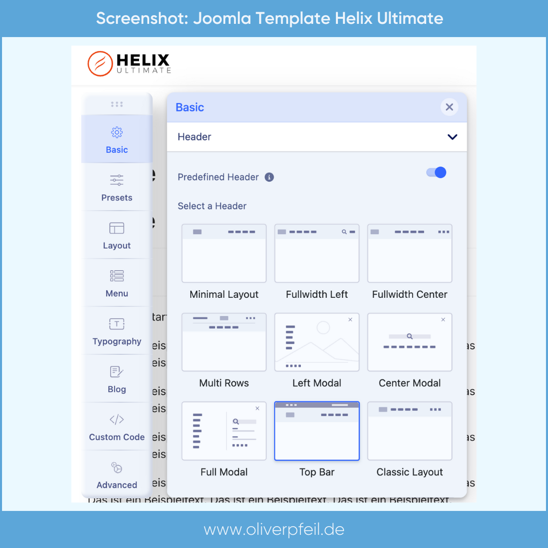 Joomla Template Helix Ultimate (Beliebtes kostenloses Design)