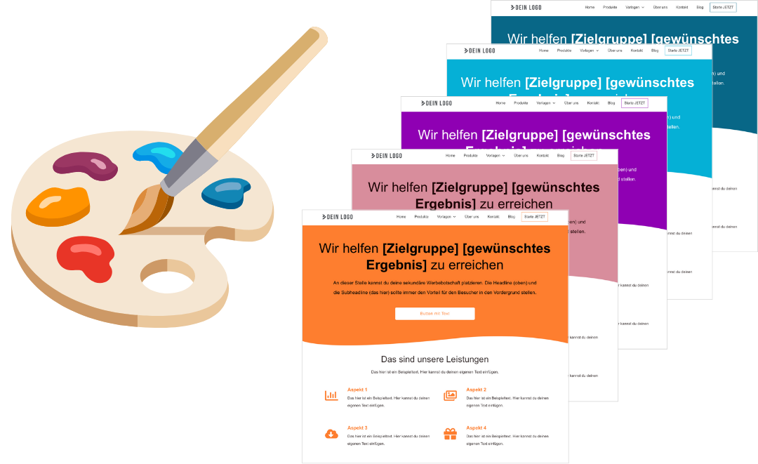 WordPress Done4You Service - Farbauswahl